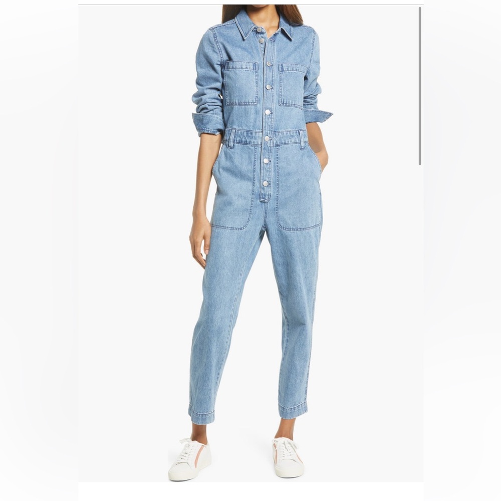 Madewell Relaxed Denim Jumpsuit